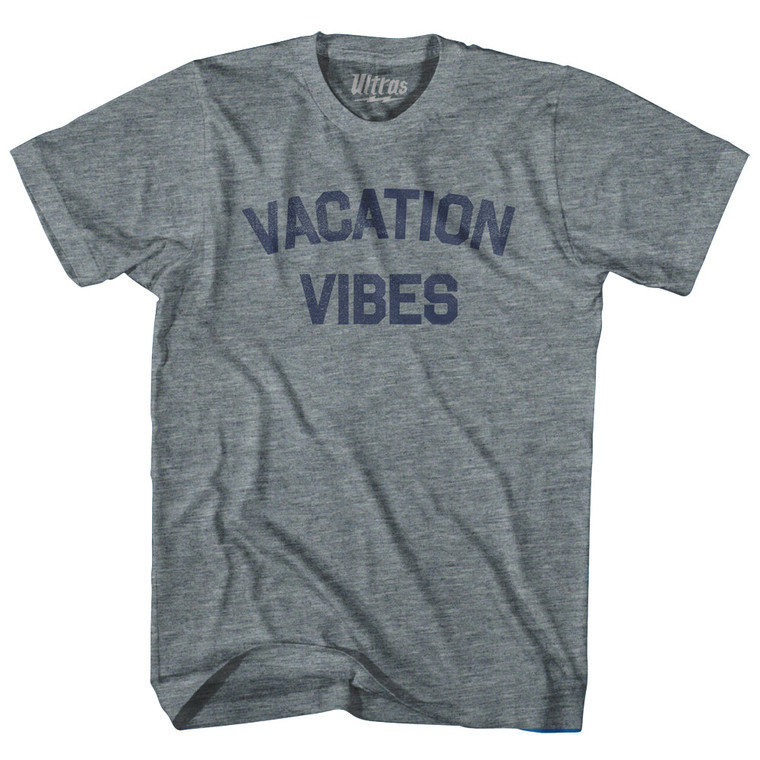 Vacation Vibes Youth Tri-Blend T-shirt - Athletic Grey