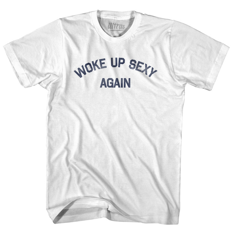 Woke Up Sexy Again Youth Cotton T-shirt - White