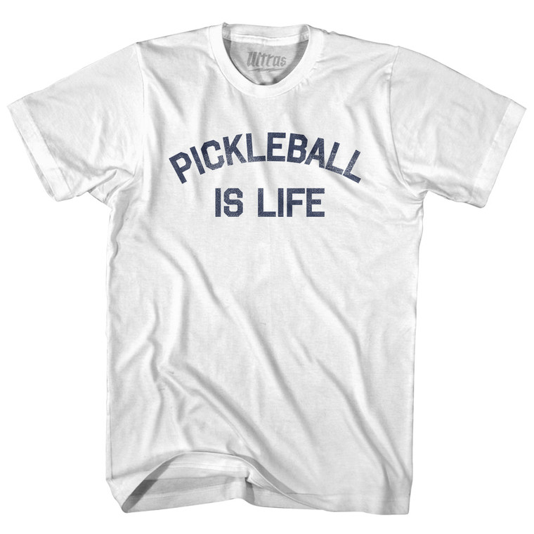 Pickleball Is Life Youth Cotton T-shirt - White