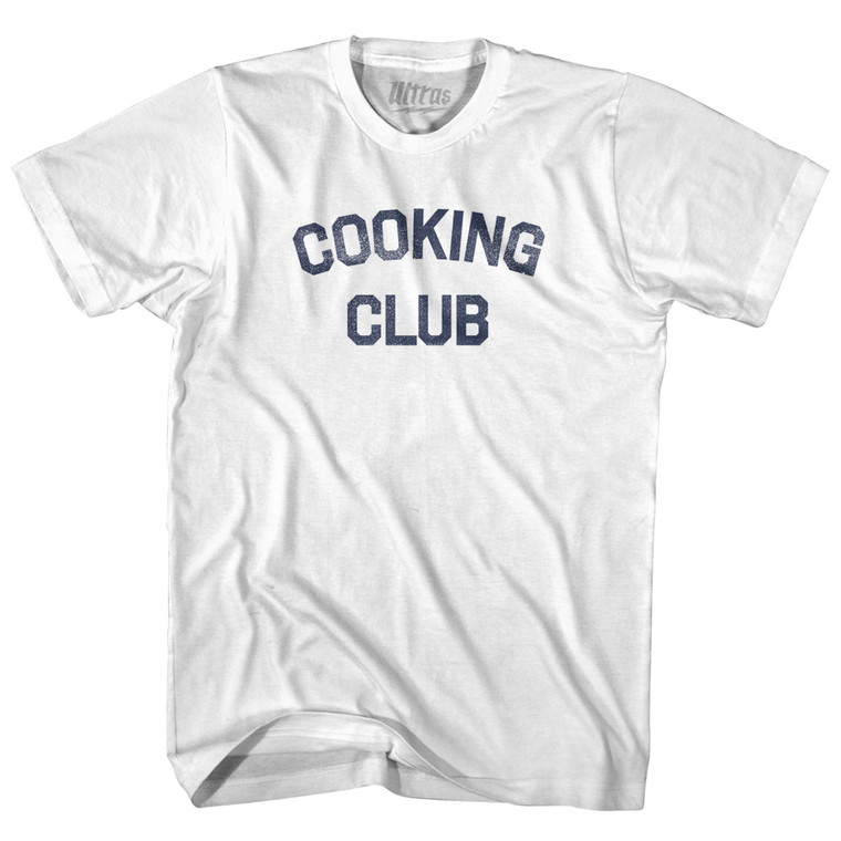 Cooking Club Adult Cotton T-shirt - White