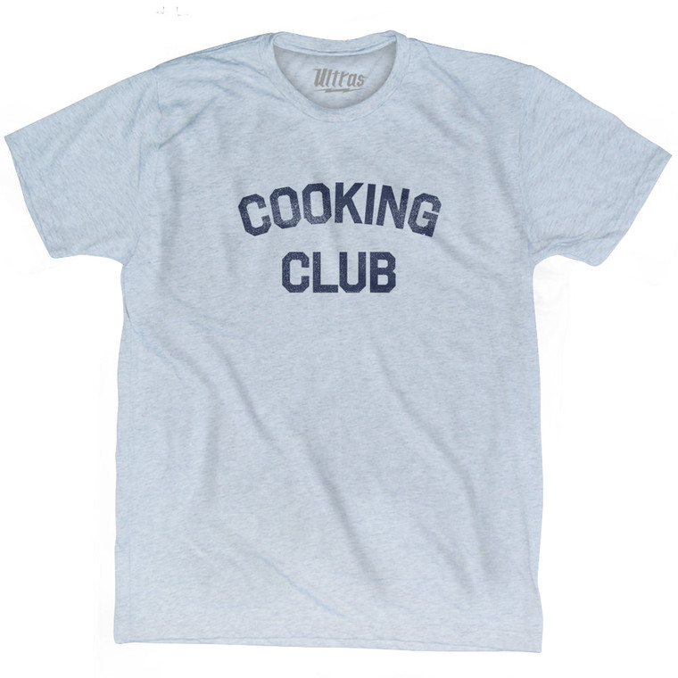Cooking Club Adult Tri-Blend T-shirt - Athletic White
