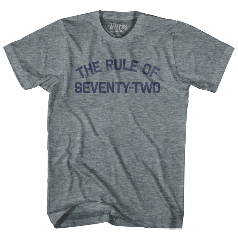 The Rule Of Seventy Two Youth Tri-Blend T-shirt - Athletic Grey