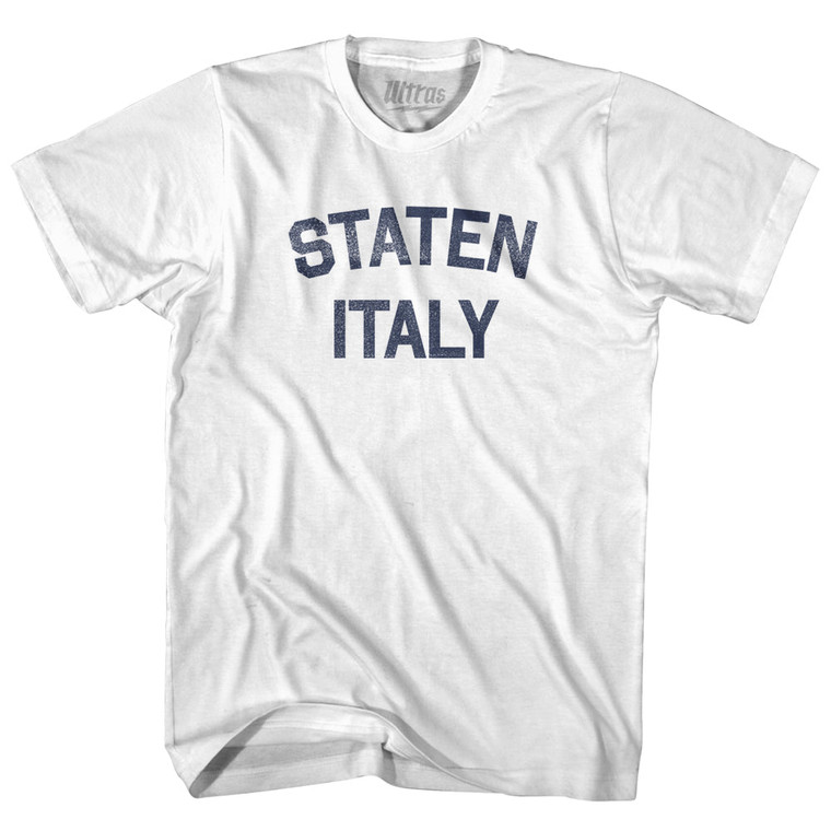 Staten Italy Youth Cotton T-shirt - White