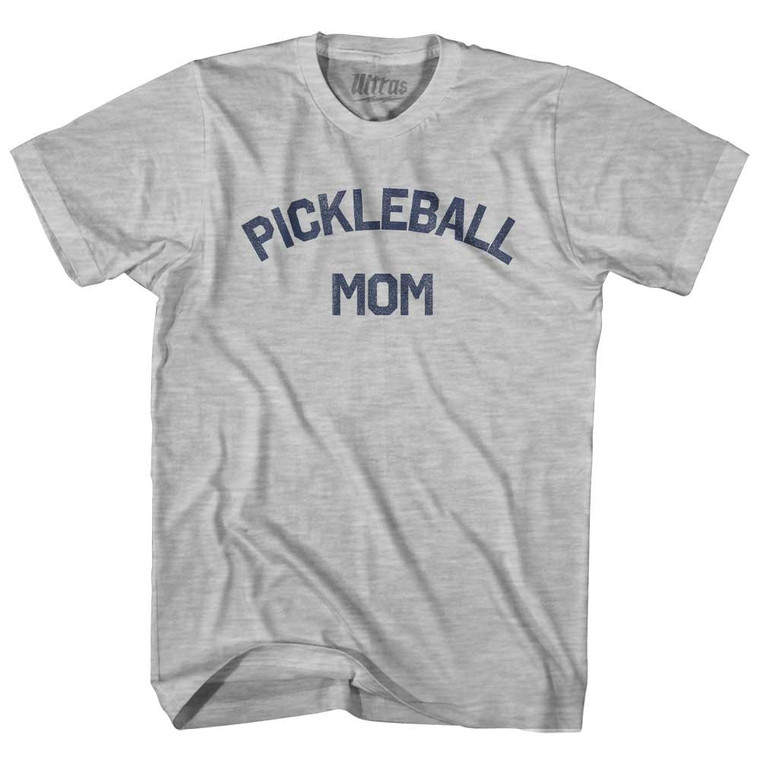 Pickleball Mom Youth Cotton T-shirt - Grey Heather