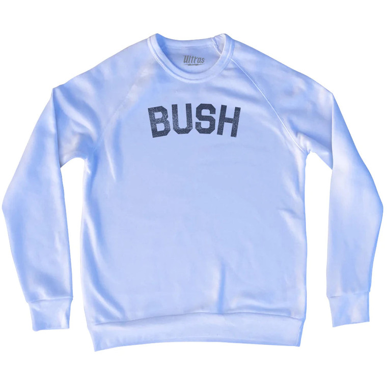 BUSH Adult Tri-Blend Sweatshirt - White