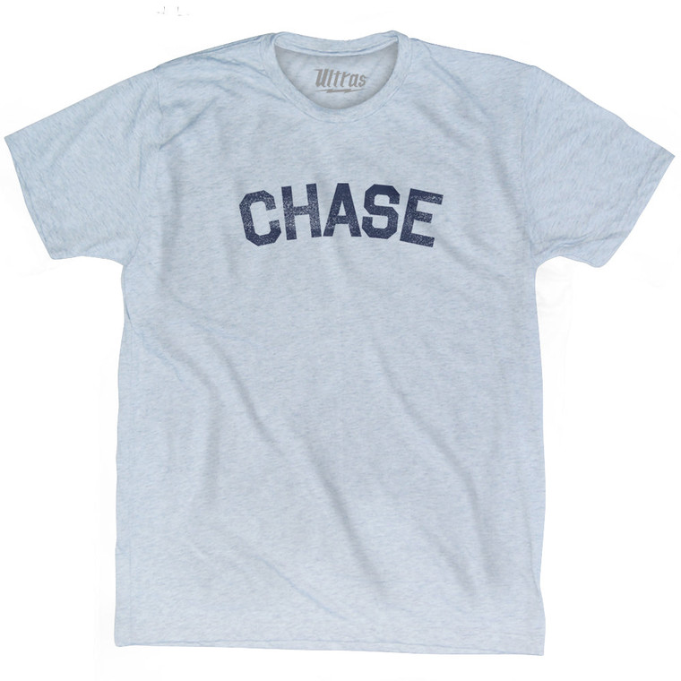 CHASE Adult Tri-Blend T-shirt - Athletic White