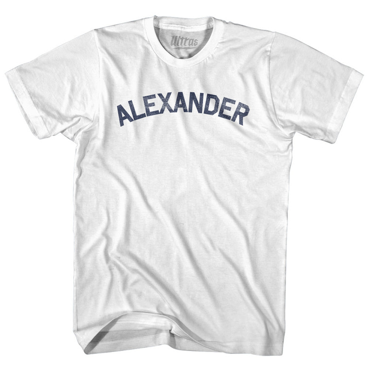 ALEXANDER Adult Cotton T-shirt - White