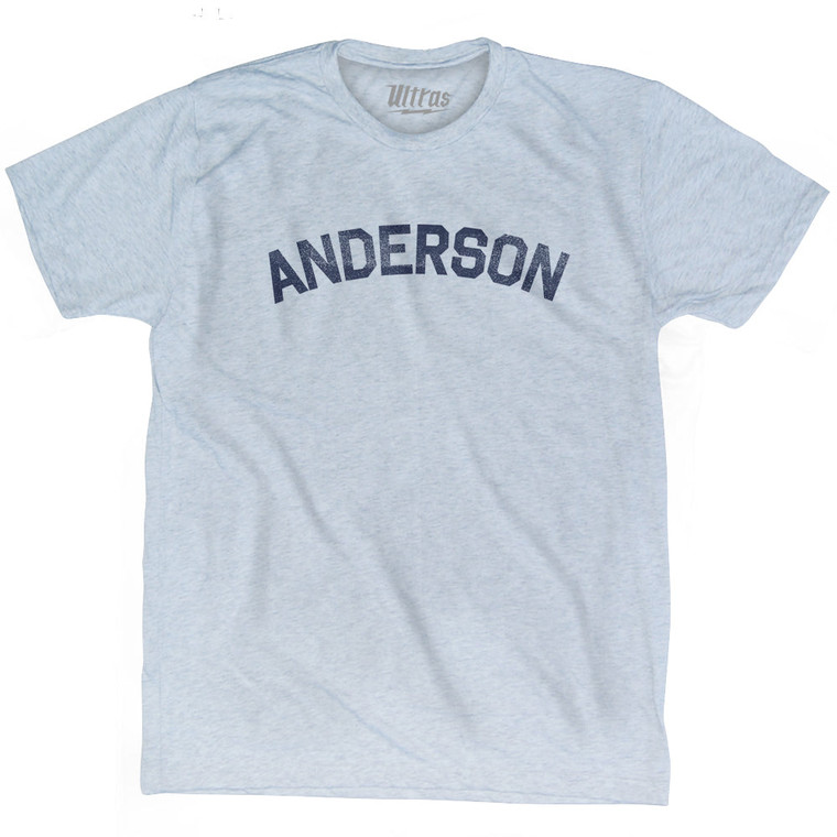 ANDERSON Adult Tri-Blend T-shirt - Athletic White