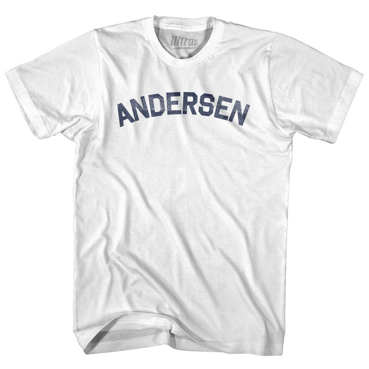 ANDERSEN Womens Cotton Junior Cut T-Shirt - White