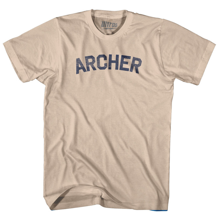 ARCHER Adult Cotton T-shirt - Creme