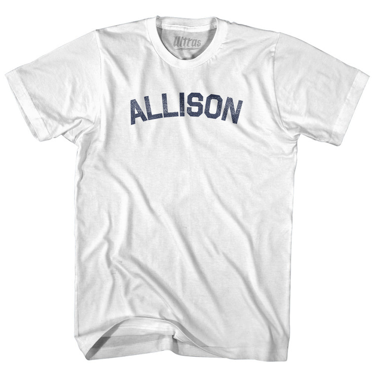 ALLISON Womens Cotton Junior Cut T-Shirt - White