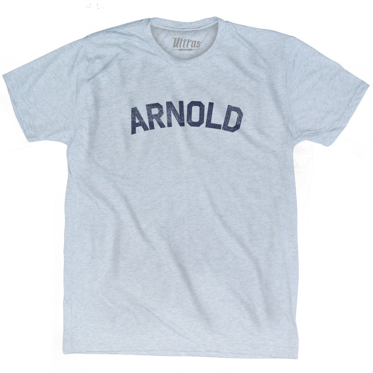 ARNOLD Adult Tri-Blend T-shirt - Athletic White
