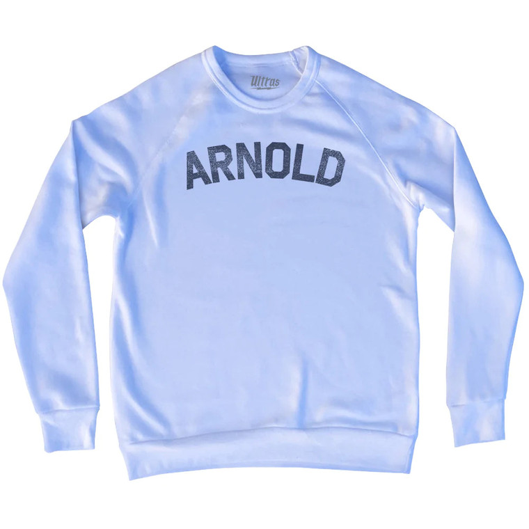 ARNOLD Adult Tri-Blend Sweatshirt - White