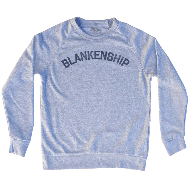 BLANKENSHIP Adult Tri-Blend Sweatshirt - Heather Grey
