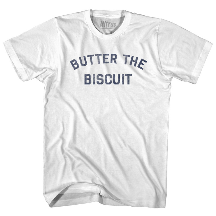 Butter The Biscuit Youth Cotton T-shirt - White