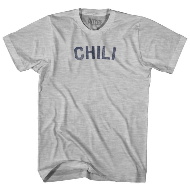 Chili Adult Cotton T-shirt - Grey Heather