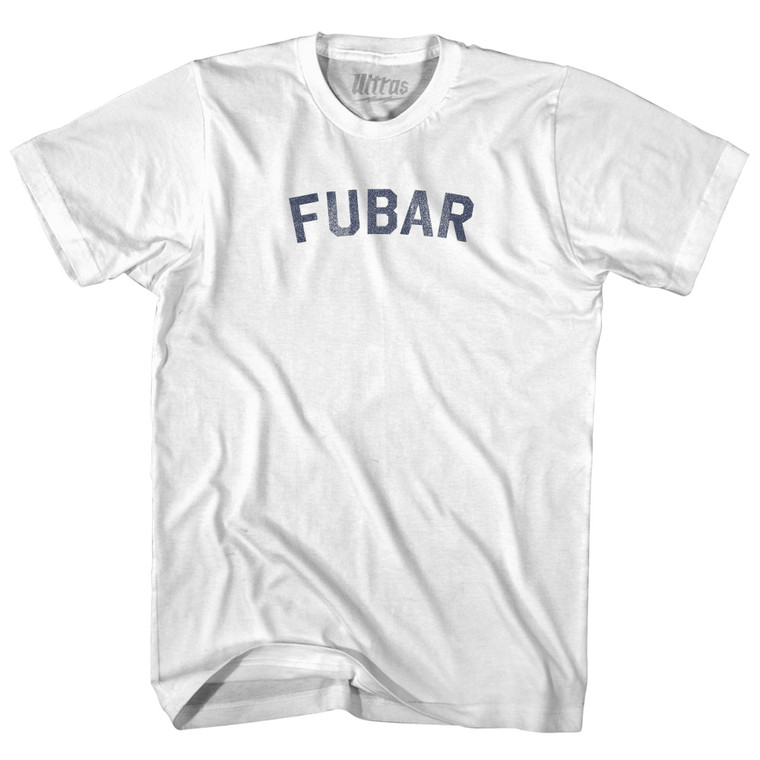 Fubar Adult Cotton T-shirt - White