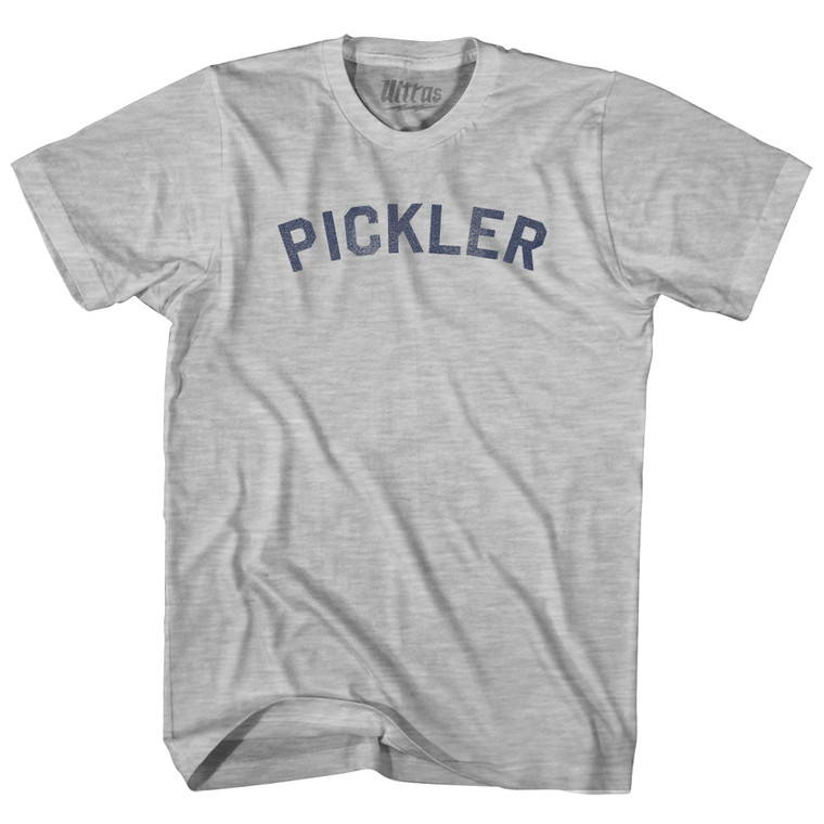 Pickler Adult Cotton T-shirt - Grey Heather