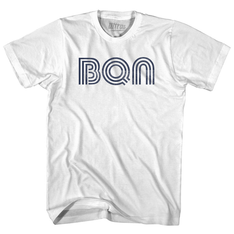 Aguadilla BQN Airport Womens Cotton Junior Cut T-Shirt - White