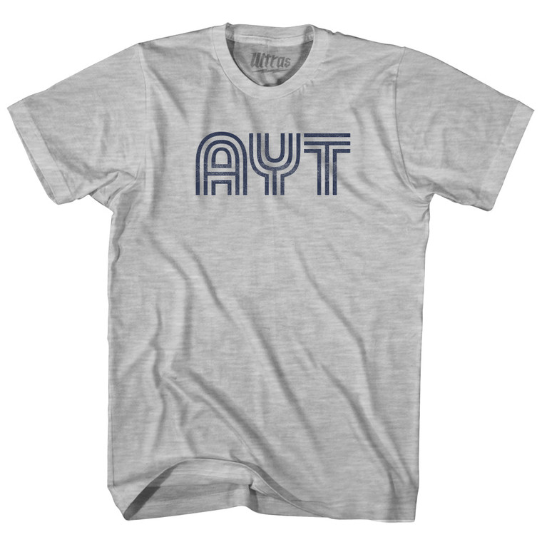 Antalya Airport AYT Adult Cotton T-shirt - Grey Heather