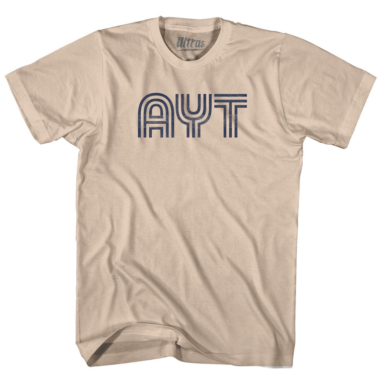 Antalya Airport AYT Adult Cotton T-shirt - Creme