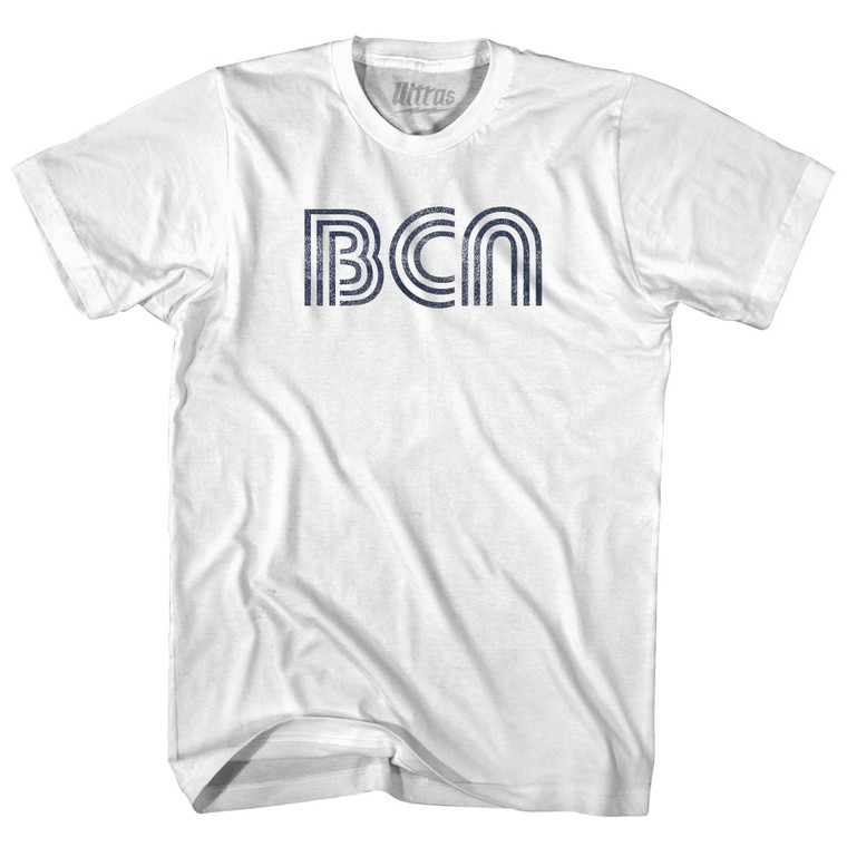 Barcelona Airport BCN Womens Cotton Junior Cut T-Shirt - White