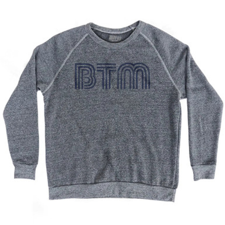 Butte Airport BTM Adult Tri-Blend Sweatshirt - Athletic Grey