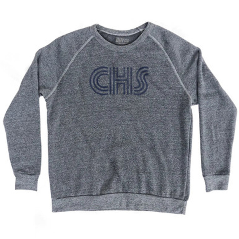 Charleston CHS Airport Adult Tri-Blend Sweatshirt - Athletic Grey