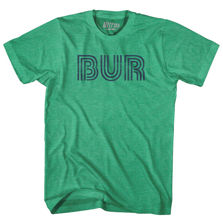 Burbank Airport BUR Adult Tri-Blend T-shirt - Kelly