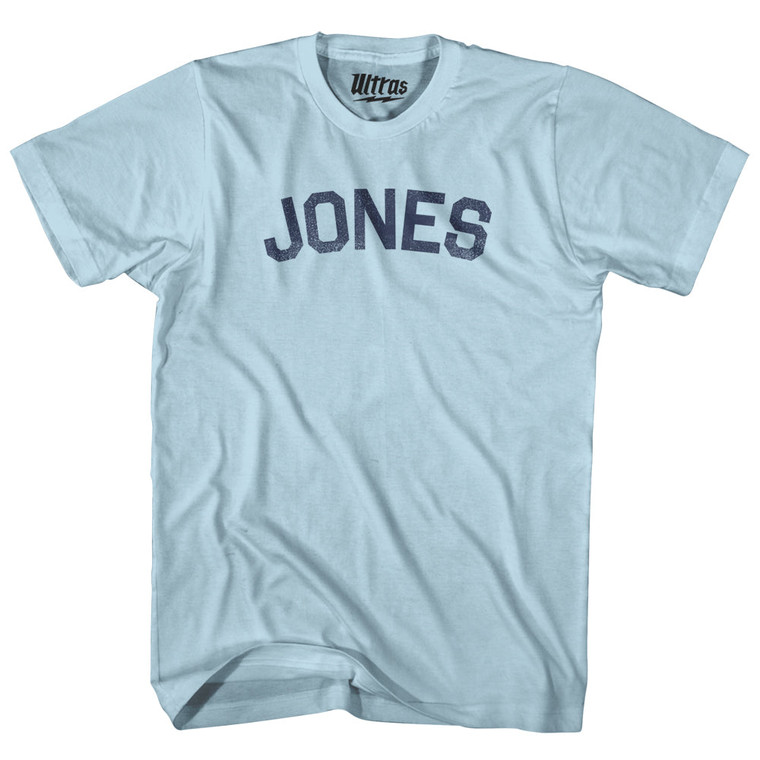 JONES Adult Cotton T-shirt - Light Blue