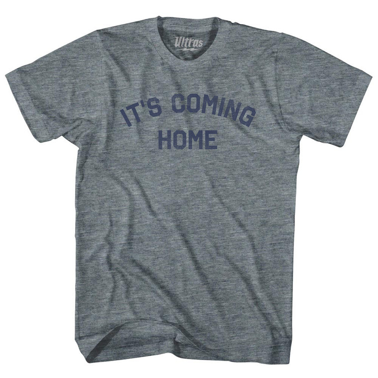 It's Coming Home Womens Tri-Blend Junior Cut T-Shirt - Athletic Grey