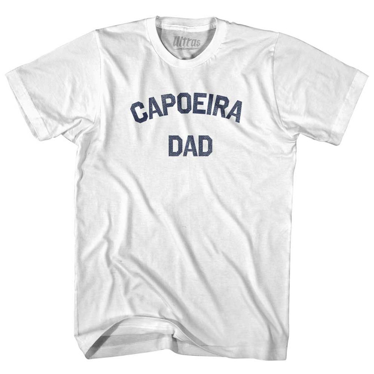 Capoeira Dad Adult Cotton T-shirt - White
