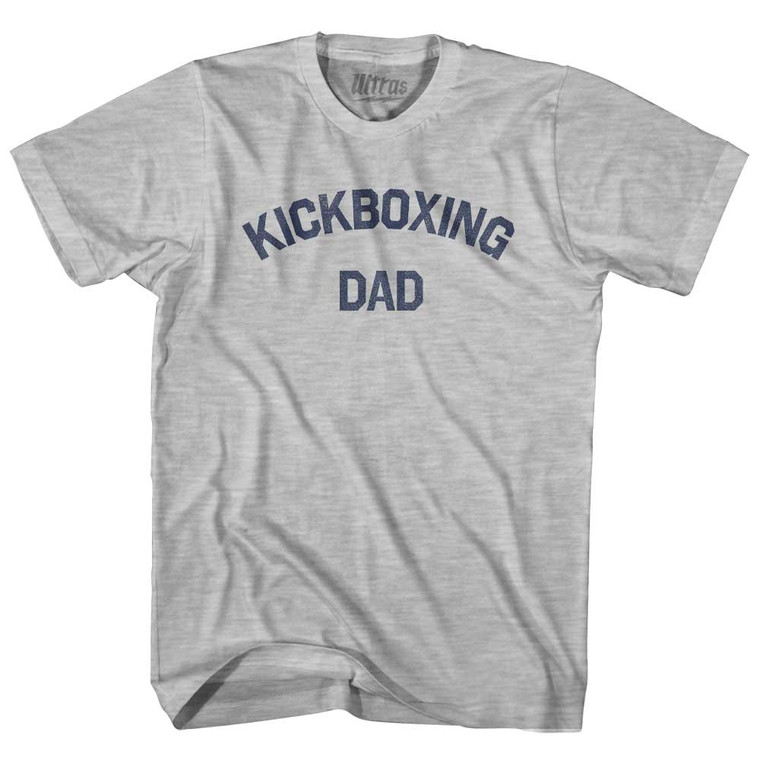 Kickboxing Dad Youth Cotton T-shirt - Grey Heather