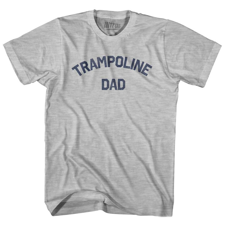 Trampoline Dad Youth Cotton T-shirt - Grey Heather