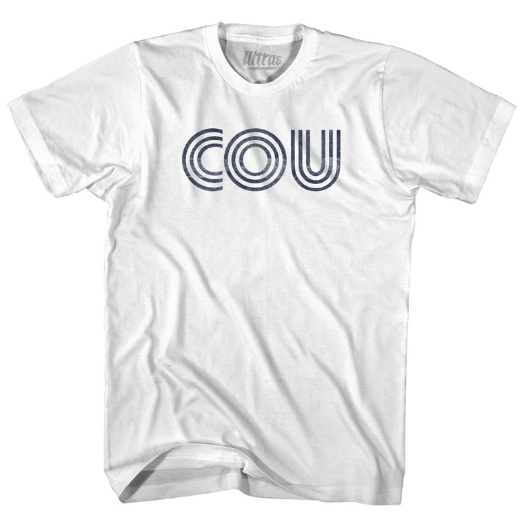 Columbia COU Airport Adult Cotton T-shirt - White