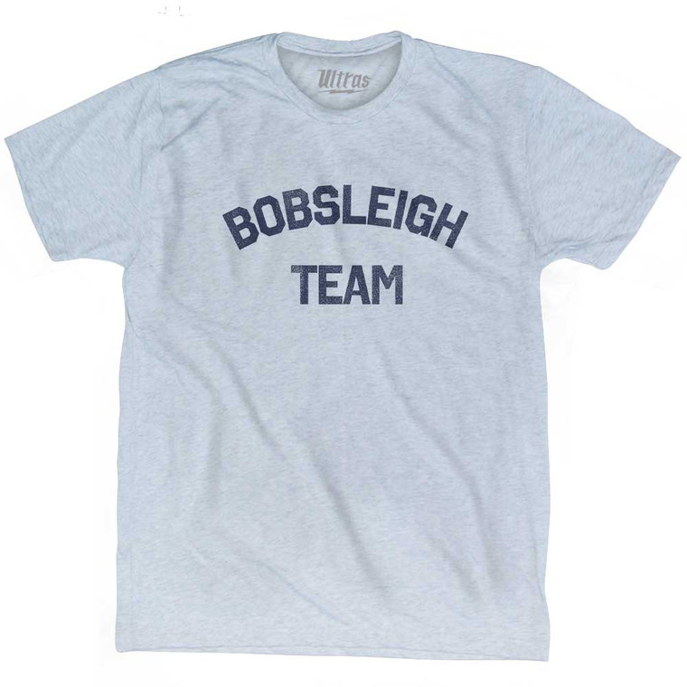 BOBSLEIGH Adult Tri-Blend T-shirt - Athletic White