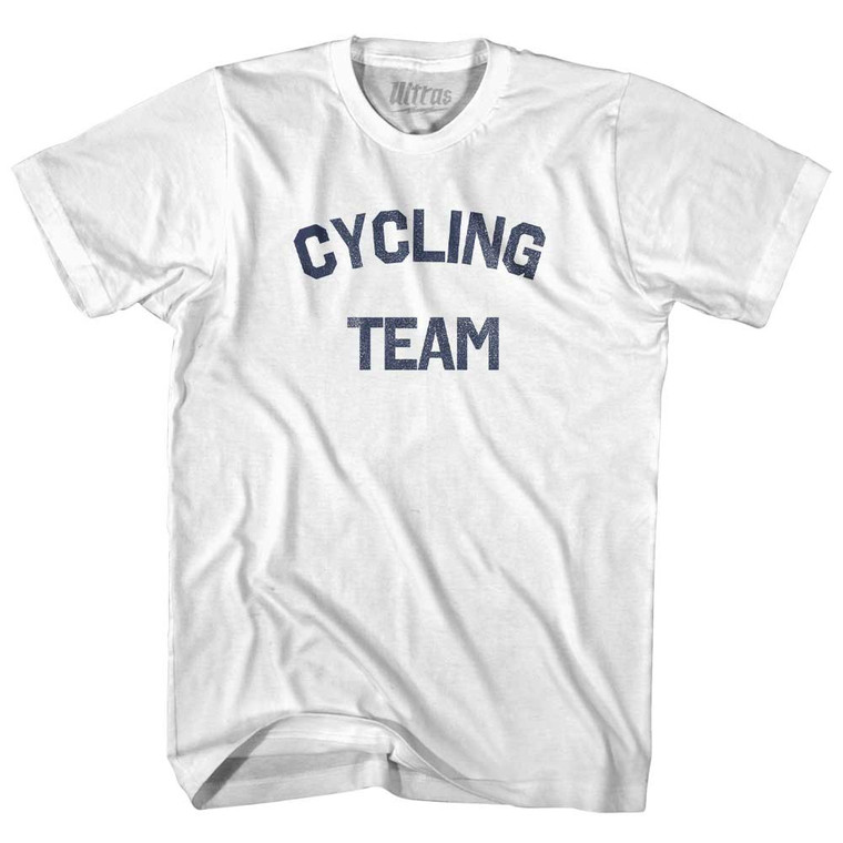 Cycling Team Youth Cotton T-shirt - White