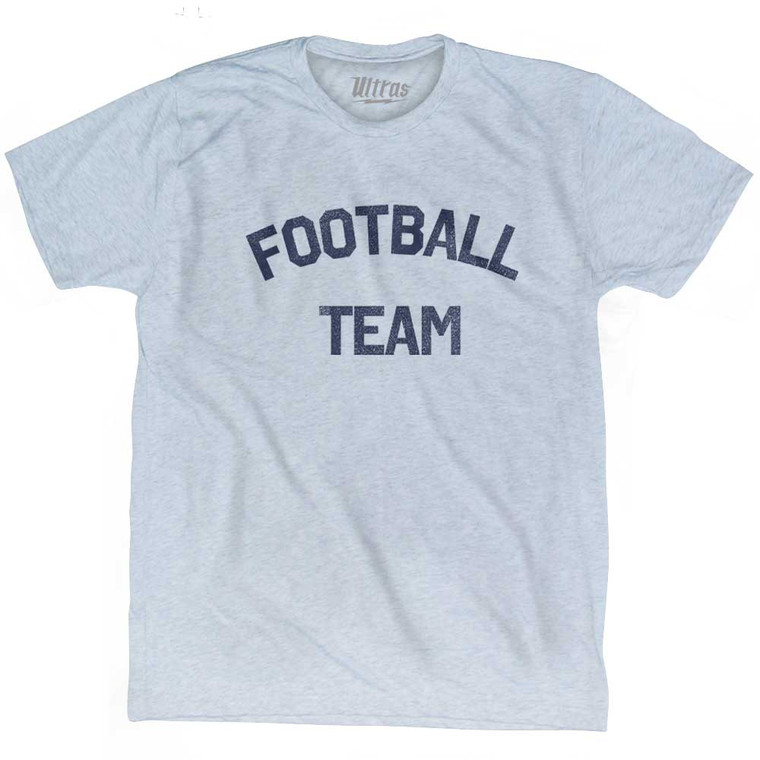 Football Team Adult Tri-Blend T-shirt - Athletic White