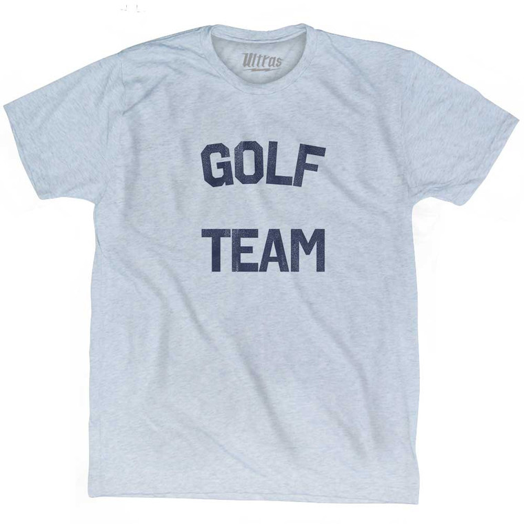 Golf Team Adult Tri-Blend T-shirt - Athletic White