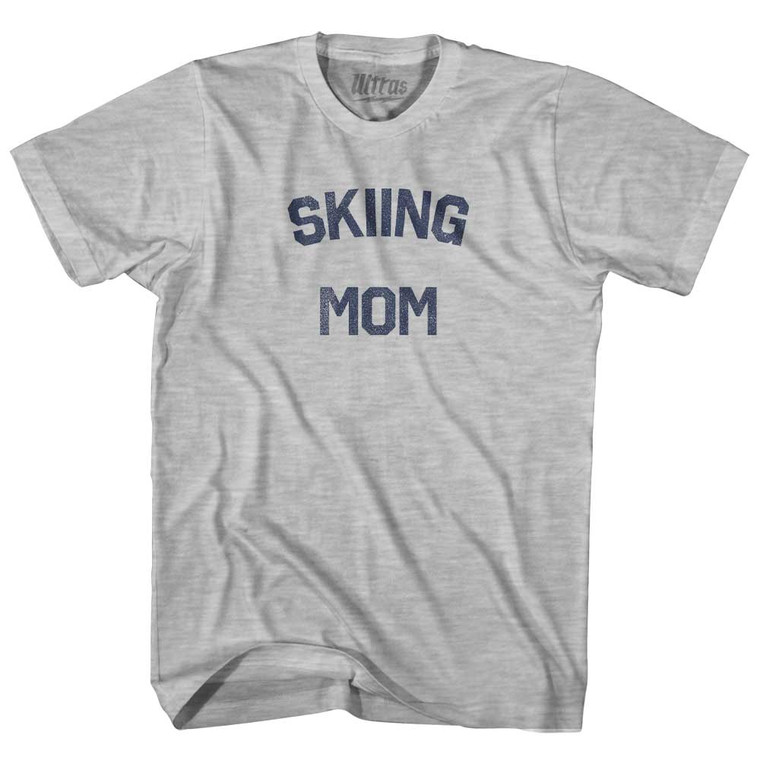Skiing Team Youth Cotton T-shirt - Grey Heather