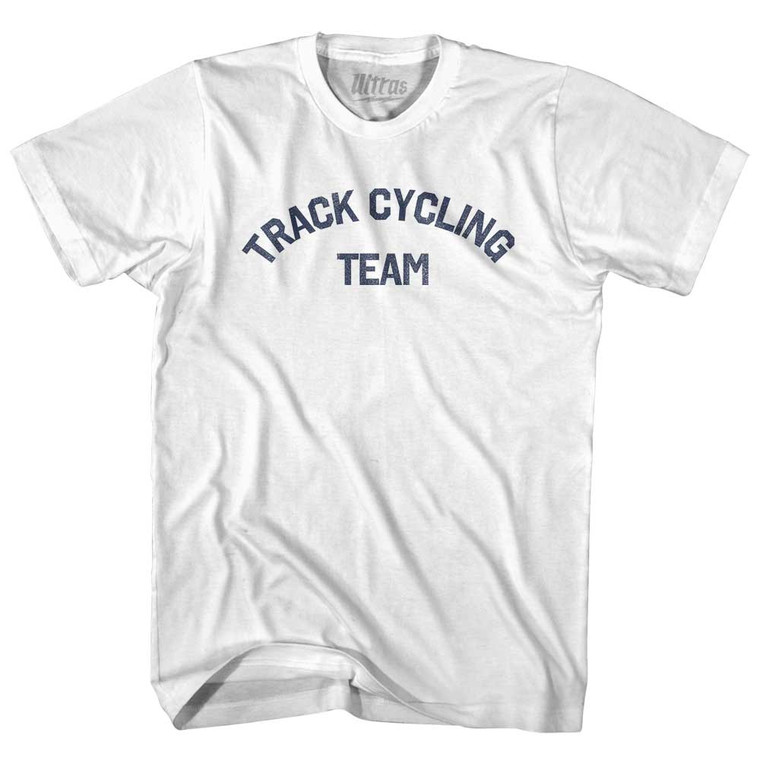 Track Cycling Team Youth Cotton T-shirt - White