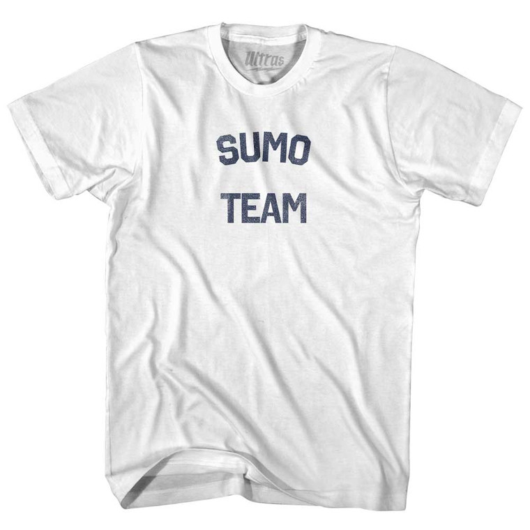 Sumo Team Womens Cotton Junior Cut T-Shirt - White