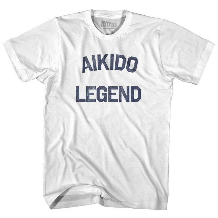 Aikido Legend Adult Cotton T-shirt - White