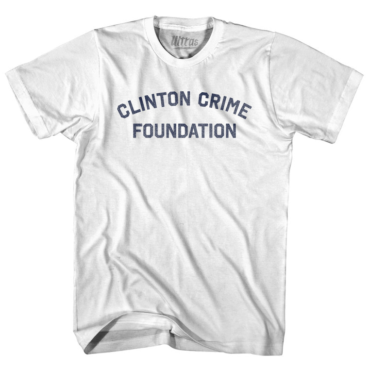 Clinton Crime Foundation Youth Cotton T-shirt - White