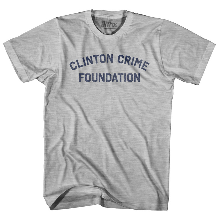 Clinton Crime Foundation Youth Cotton T-shirt - Grey Heather