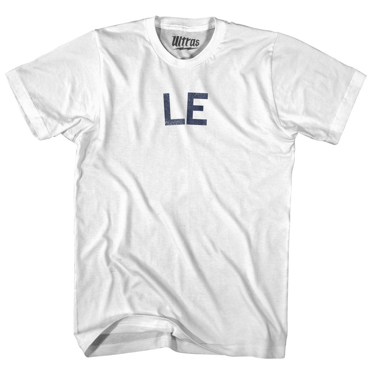 LE Womens Cotton Junior Cut T-Shirt - White