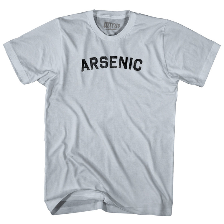 Arsenic  Adult Cotton T-shirt - Silver