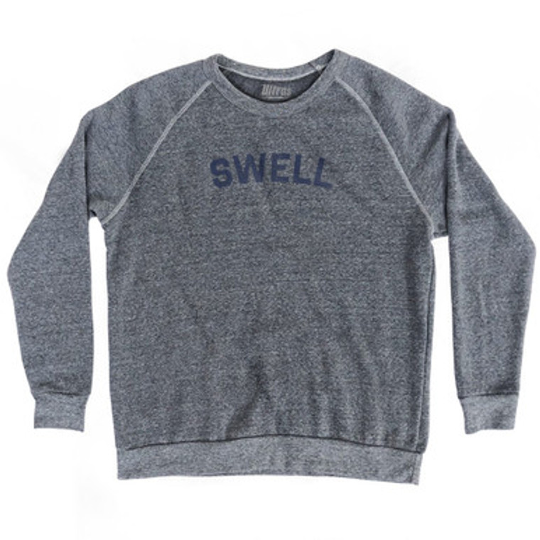 Swell Adult Tri-Blend Sweatshirt - Athletic Grey