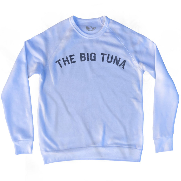 The Big Tuna Adult Tri-Blend Sweatshirt - White