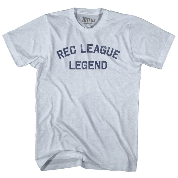 Rec League Legend Adult Tri-Blend T-shirt - Athletic White